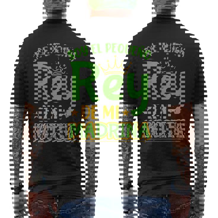 Soy El Pequeño Rey De Mi Madrina Bautizo Camiseta Hombre Estampado Espalda