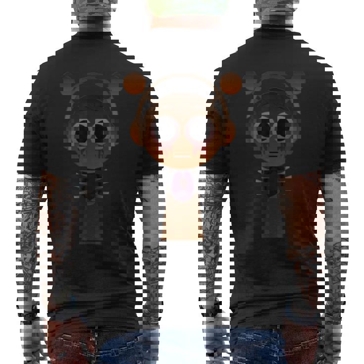 Sprunkiのホラー・オレン メンズTシャツ バックプリント