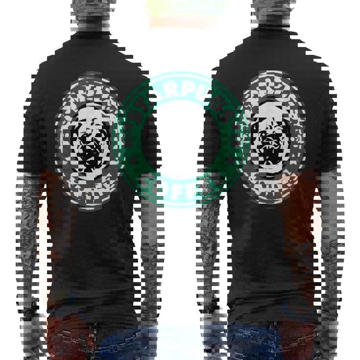 Starpugs コーヒーパグ 犬好き ギフト メンズTシャツ バックプリント