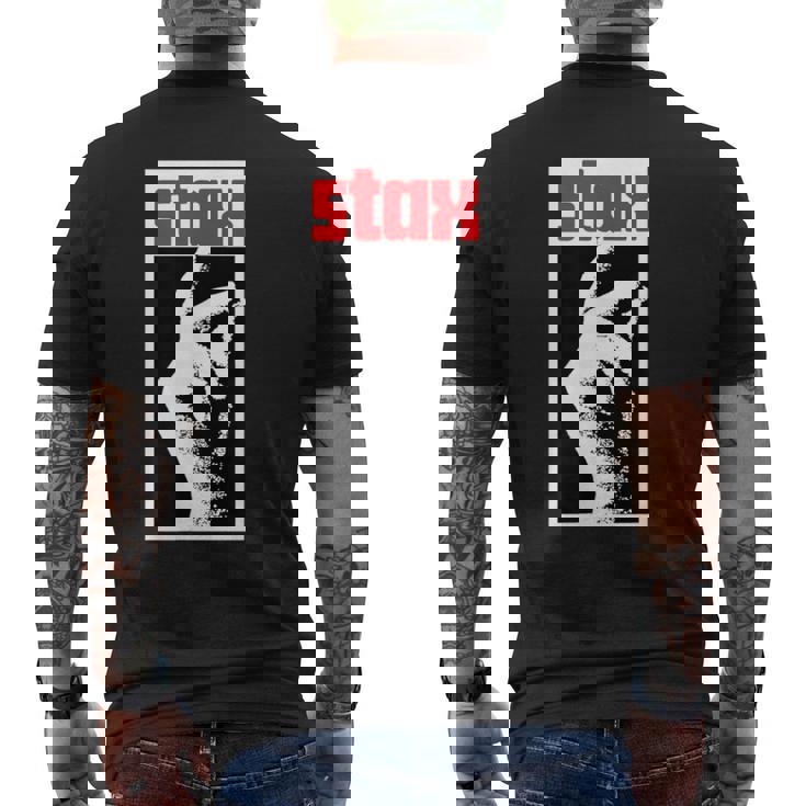 Stax「Classicnap」ロゴ。 メンズTシャツ バックプリント