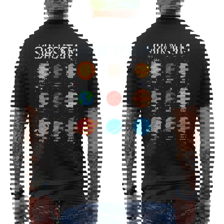 Stem キッズ ボーイズ ガールズ 幼児 太陽系 宇宙惑星 メンズTシャツ バックプリント