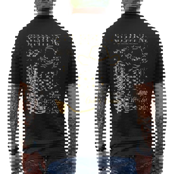 Steping Into My 60Th Birthday With God's Grace And Mercy メンズTシャツ バックプリント