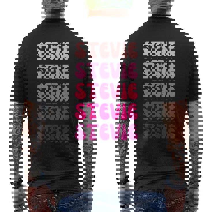 Stevie メンズTシャツ バックプリント