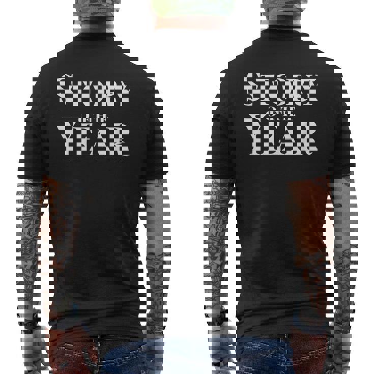 Story Of The Year クールファニーバンドシャツ メンズTシャツ バックプリント