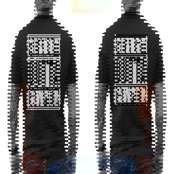 Straight Out Of Compton ファニーグラフィック メンズTシャツ バックプリント