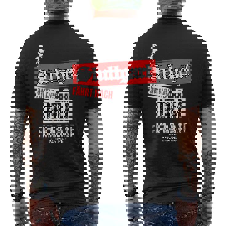 Stuttgart Football Kicken Clubwabian Fan Winner Trophy T-Shirt mit Rückendruck