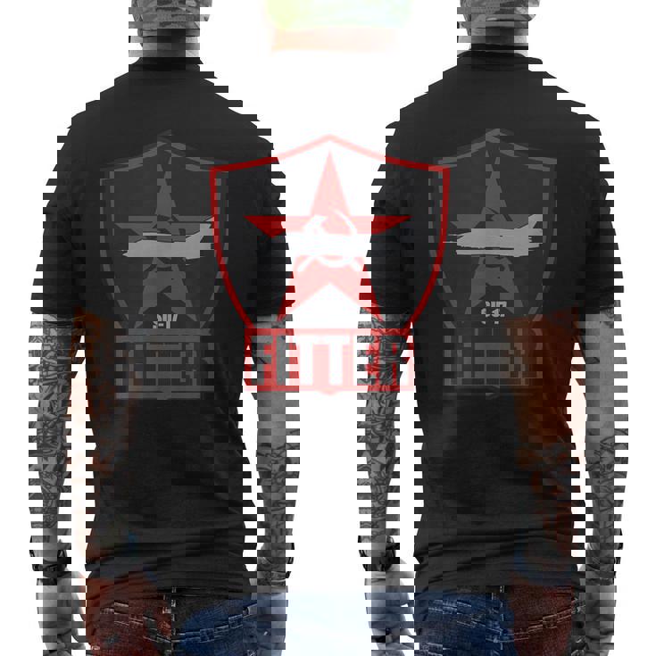 Su-17 Fitter メンズTシャツ バックプリント