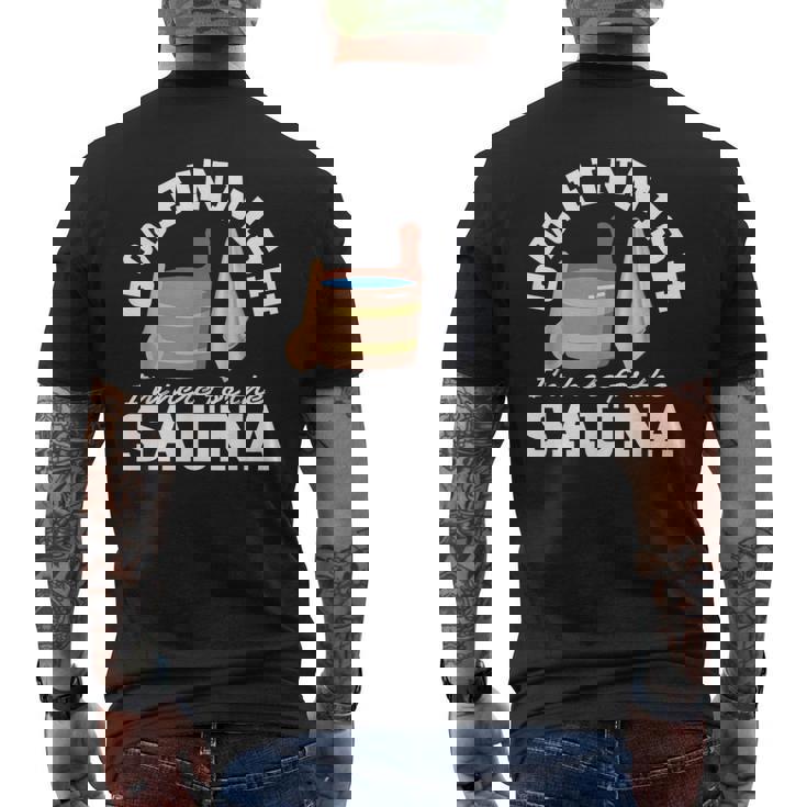 Suomi サウナ 0 フィンランド語 I'm Here For Theauna メンズTシャツ バックプリント