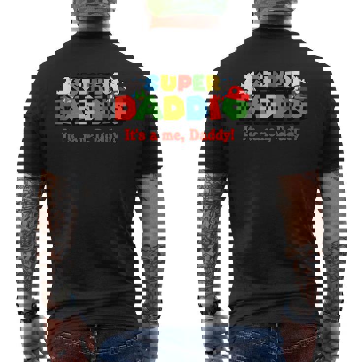 Super Gamer Dad Dad Father Men's T-shirt Back Print