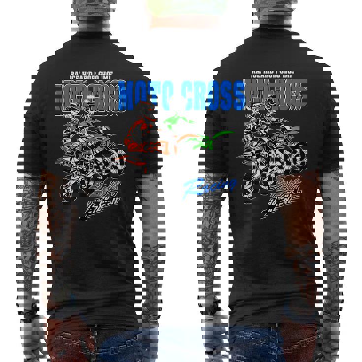 Supercross キッズ モトクロス メンズTシャツ バックプリント