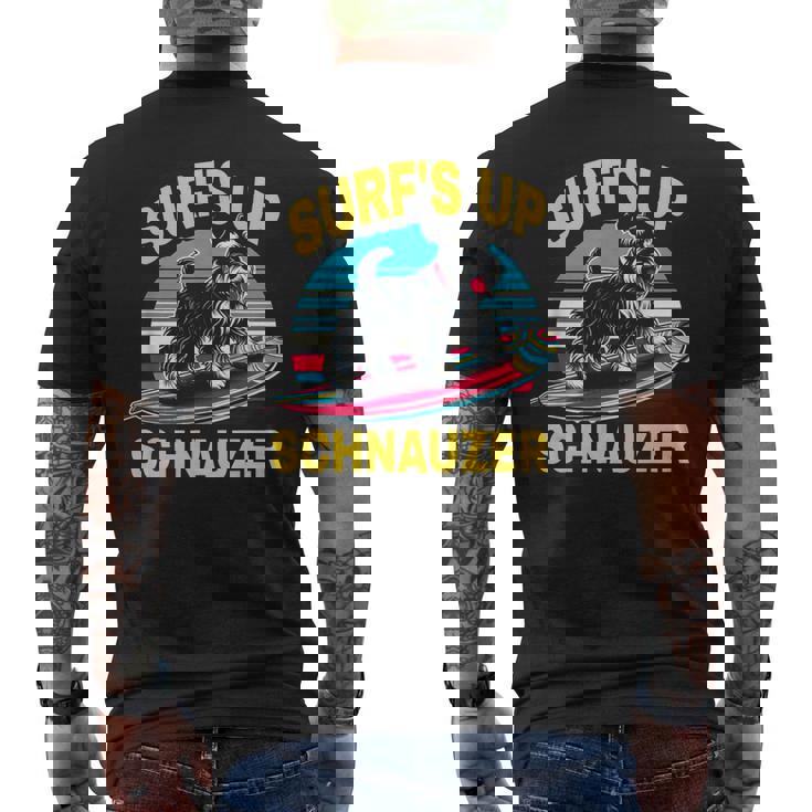 Surf Upchnauzer ファニーグラフィックtシャツ メンズTシャツ バックプリント