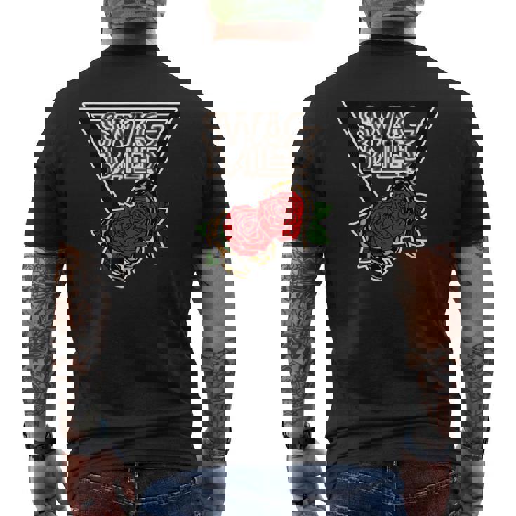 Swag Baller ロゴt白枠 メンズTシャツ バックプリント