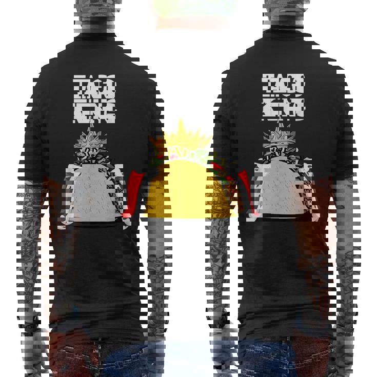 Taco King シャツ タコス愛好家用 メンズTシャツ バックプリント