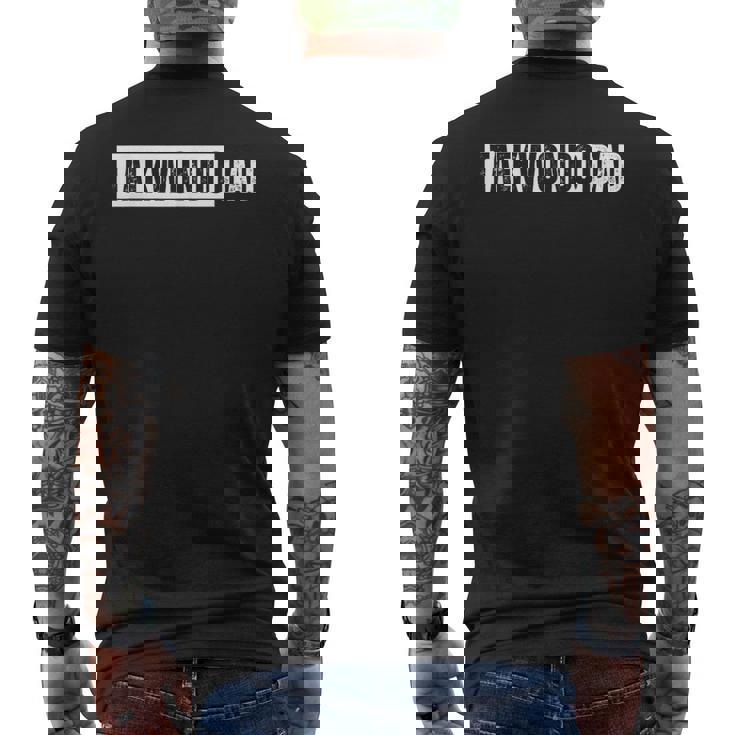 Taewondo Dad メンズTシャツ バックプリント