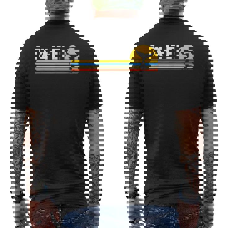 Tahitiintage Retroouvenirs Whale Camiseta Hombre Estampado Espalda