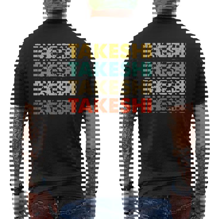 Takeshi 武 メンズTシャツ バックプリント