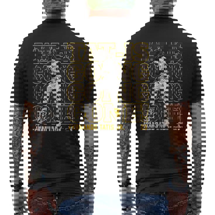 Tat-Is Going Going Gone Fernando Tatis Jran Diego Mlbpa メンズTシャツ バックプリント
