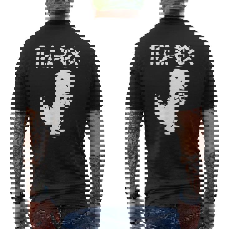 Tea-Rex Dino レジャー ファン クール メンズTシャツ バックプリント