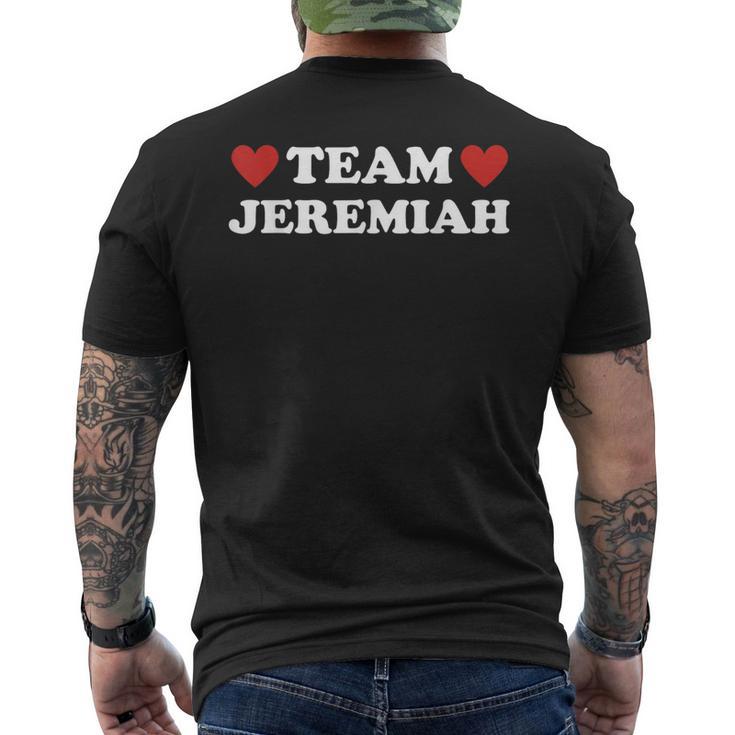 Team Jeremiah Ich Liebe Jeremiah Ich Liebe Jeremiah T-Shirt mit Rückendruck