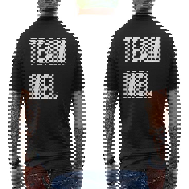 Team Mei 名前 メンズTシャツ バックプリント