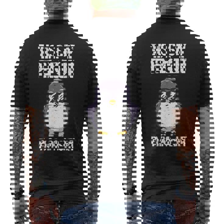 This Is My Penguin パジャマ シャツ キッズ ボーイズ ペンギン好き メンズTシャツ バックプリント