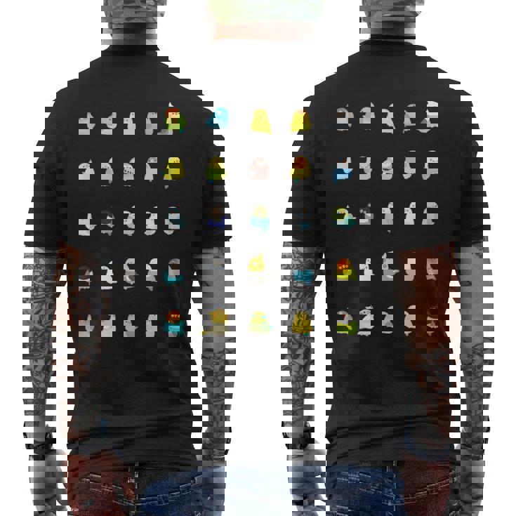 Tiny Birdies インコ メンズTシャツ バックプリント