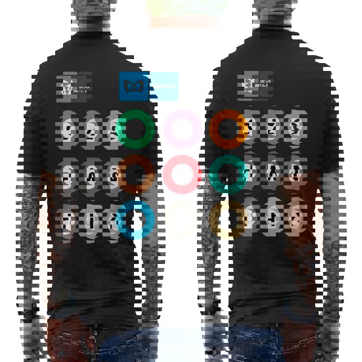 The Tokyo Metro メンズTシャツ バックプリント