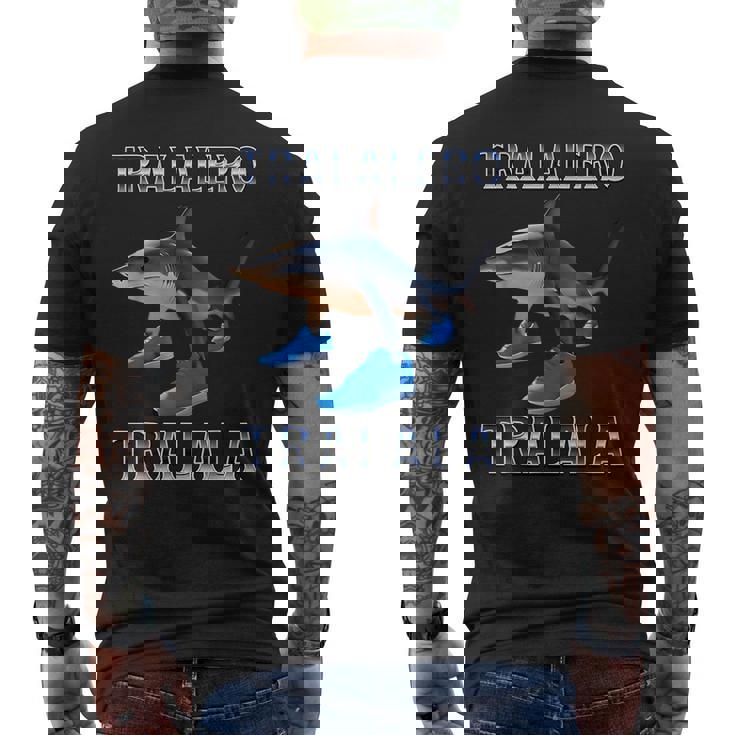 Tralalero Tralala イタリアンブレインレッドミーム メンズTシャツ バックプリント