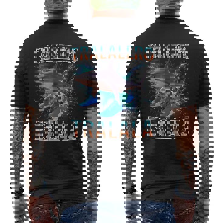 Tralalero Tralala Italian Brainrot メンズTシャツ バックプリント