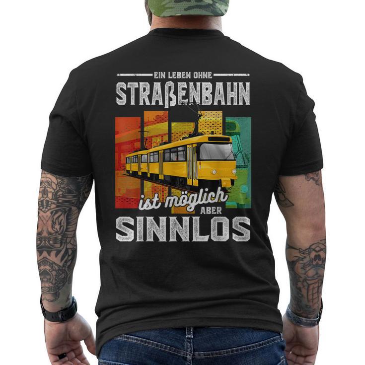 Tranvía T4d Modelo Conductor De Tranvía Camiseta Hombre Estampado Espalda