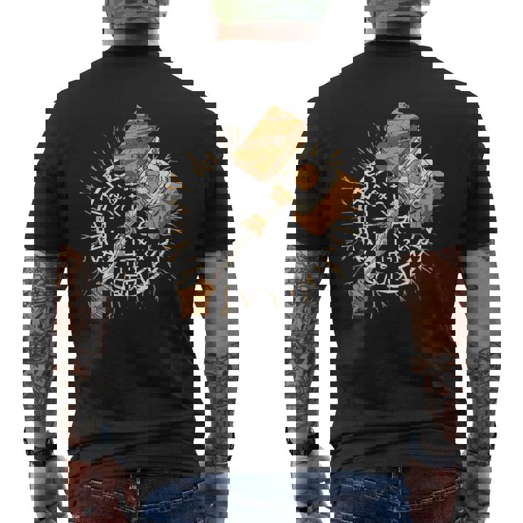 Trenikingo Para Ragnarok Odin Dios Marca Camiseta Hombre Estampado Espalda