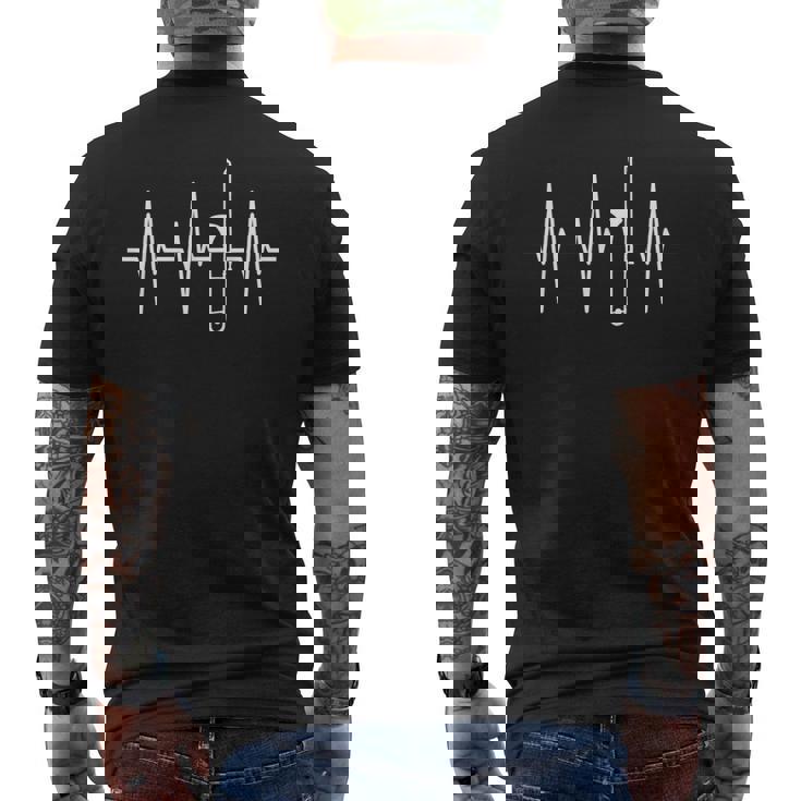 Trombone 楽器 風楽器 レトロ トロンボーン メンズTシャツ バックプリント