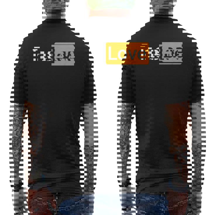 True LoveParty Dad Joke メンズTシャツ バックプリント