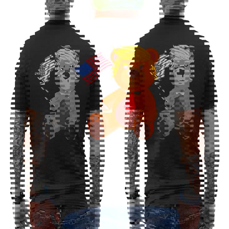 Trumpy Bear Trump 24 トランプ大統領選挙 2024 メンズTシャツ バックプリント