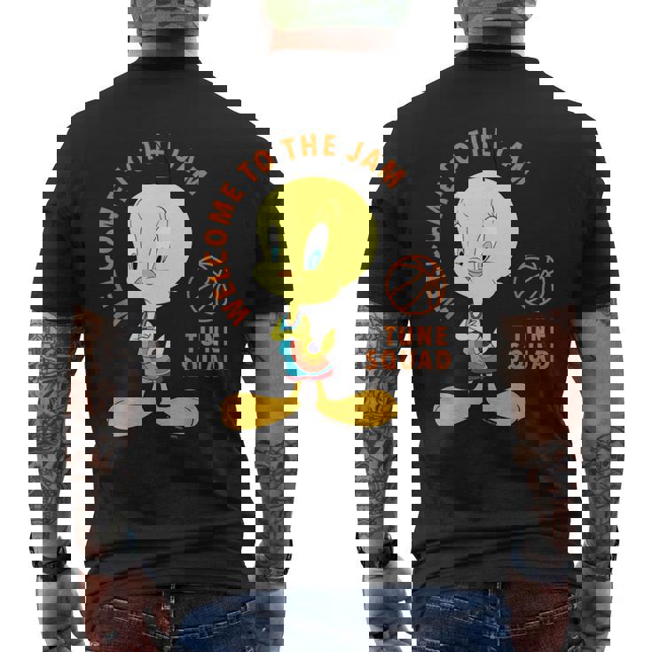 Tweety Welcome To The Jam メンズTシャツ バックプリント