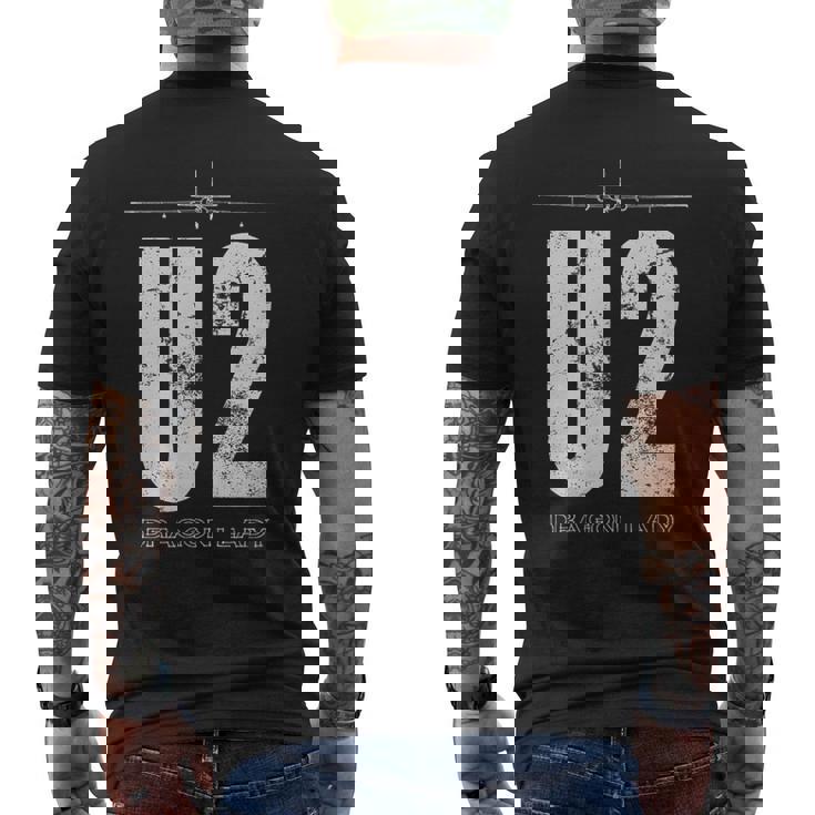 U-2 ドラゴンレディ スパイ飛行機 メンズTシャツ バックプリント