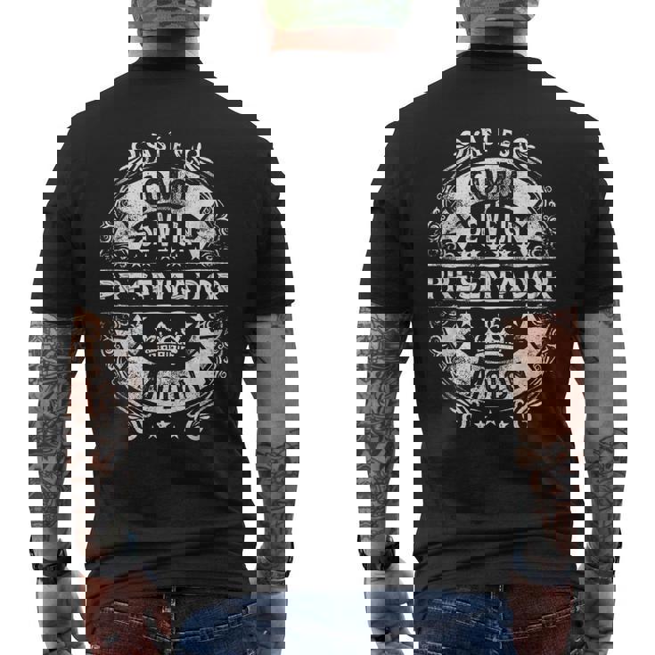 Un Presentador Molon Divertido Humor Para Hombre Camiseta Hombre Estampado Espalda