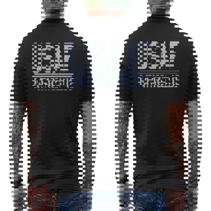 Us Air Force Usaf パラレスキュー Pj レスキュー メディックリカバリー メンズTシャツ バックプリント