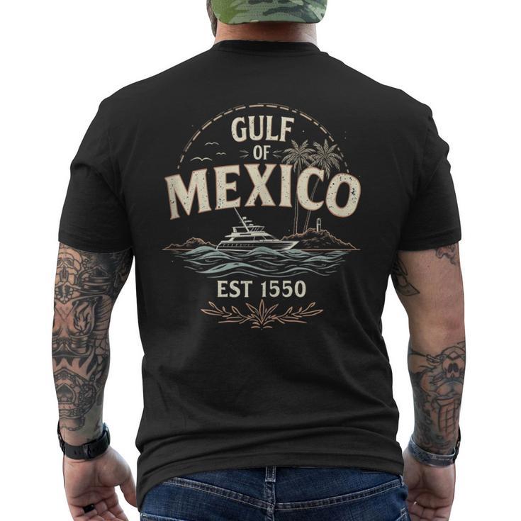 Vacaciones Golfo Costa Playera México In Mangas Camiseta Hombre Estampado Espalda