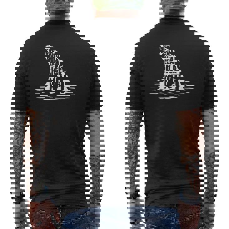 Vamos A Necesitar Un Barco Más Grande Camiseta Hombre Estampado Espalda