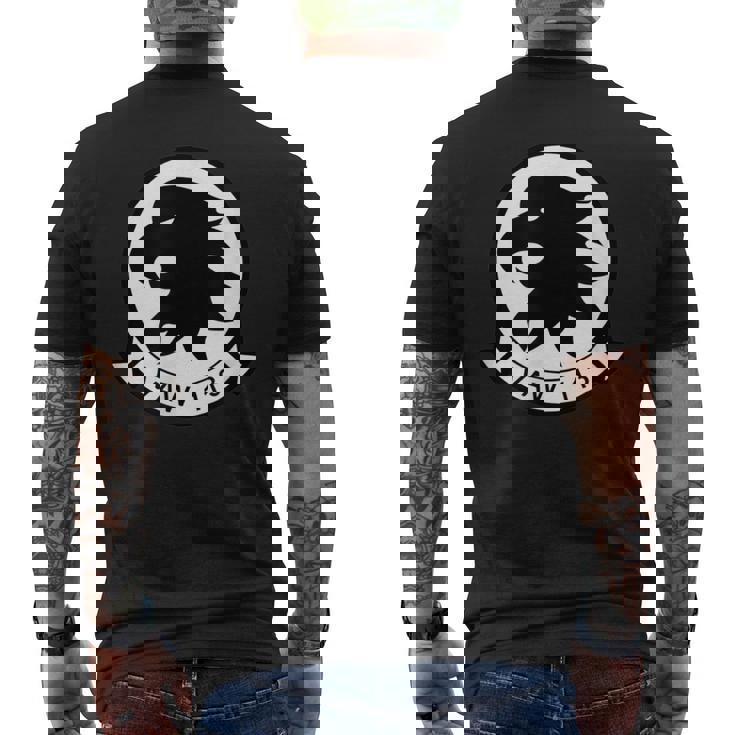 Vaw-113 空挺コマンド&コントロール飛行隊 113 ブラックイーグルス メンズTシャツ バックプリント