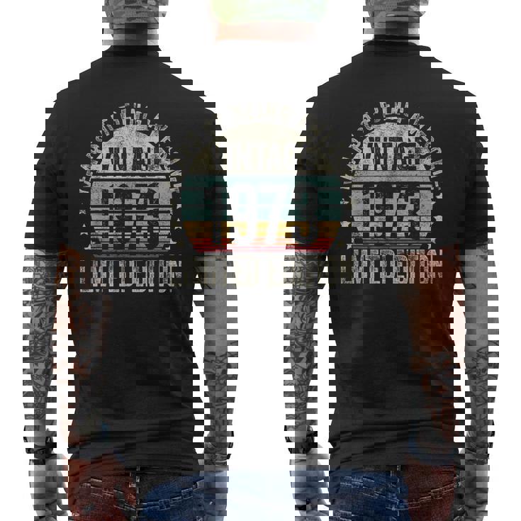 Vintage 1973 Limited Edition Legendary Awesome Epic 1973 メンズTシャツ バックプリント