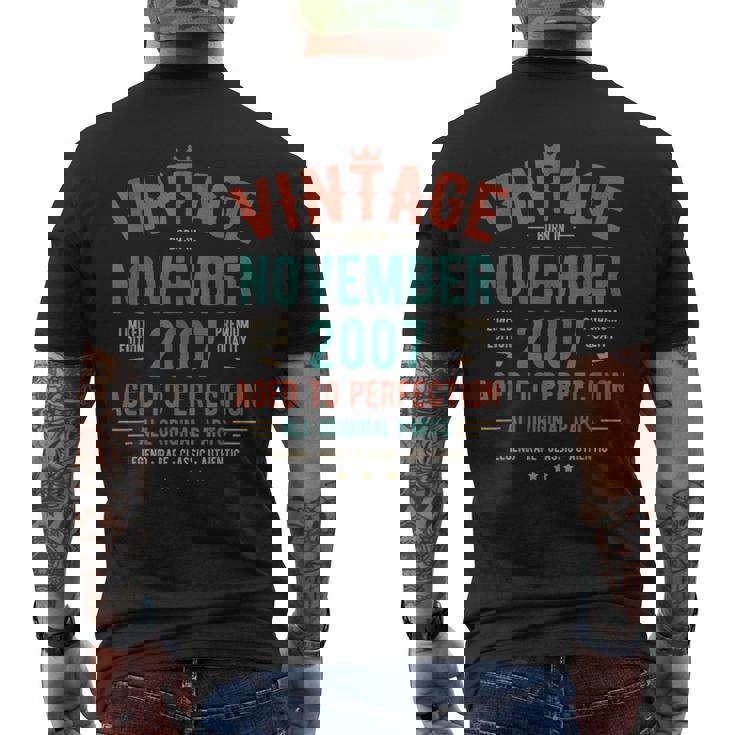 Vintage Clasico Noviembre 2007 Nacido En 2007 Camiseta Hombre Estampado Espalda