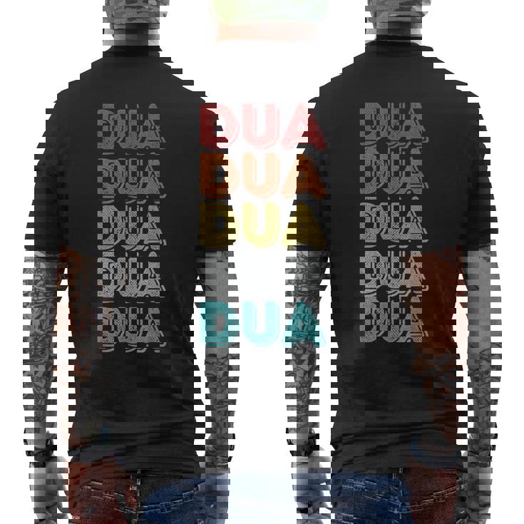 Vintage Retro Dua Men's T-shirt Back Print