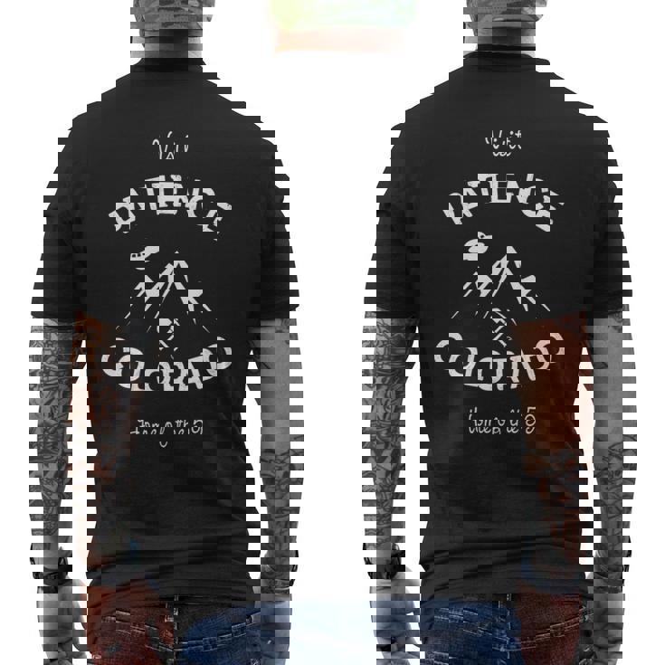 Visit Patience Colorado レジデントエイリアン 長袖tシャツ メンズTシャツ バックプリント