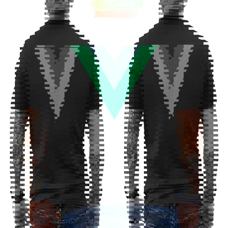 VuejsueJs メンズTシャツ バックプリント