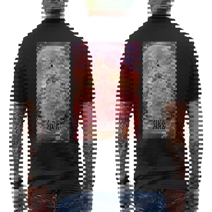 Wicked Glinda Bubble ポスター メンズTシャツ バックプリント