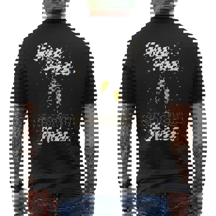 With-Neck Hokus Pokusektchen ModusEktektchen Prosecco Genießer T-Shirt mit Rückendruck