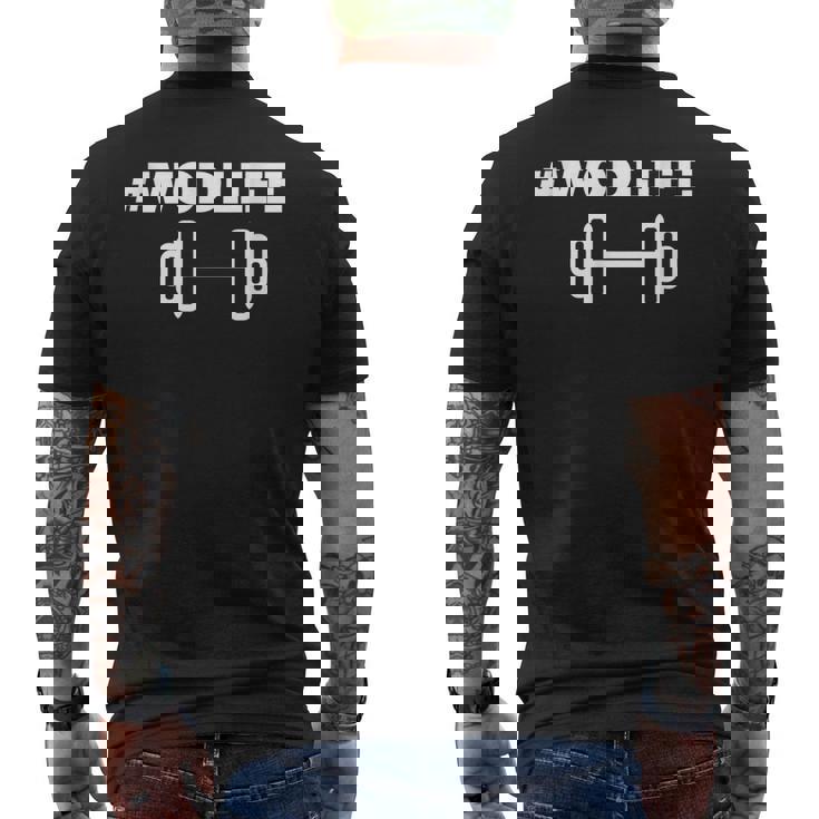 Wod ライフ クロストレーニング ボックス ウェイトリフティング フィットネス 楽しい メンズTシャツ バックプリント