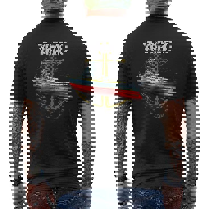 Ww2 軍艦日本大和戦艦 メンズTシャツ バックプリント